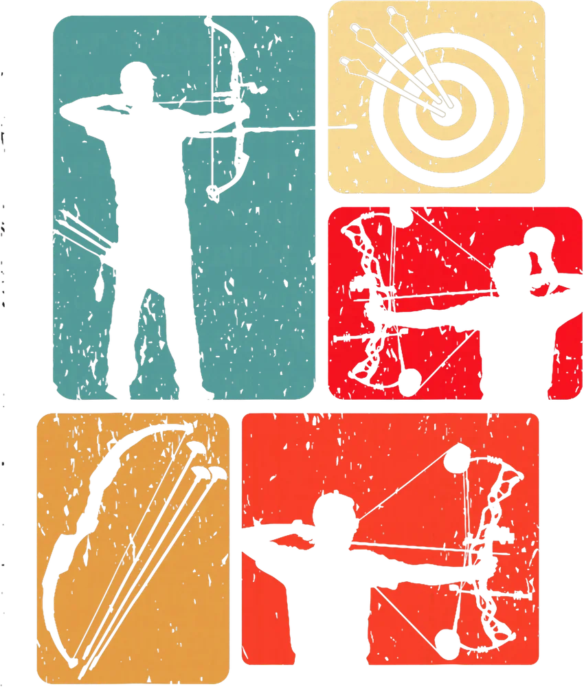 Retro Archery Multi-Panel Design