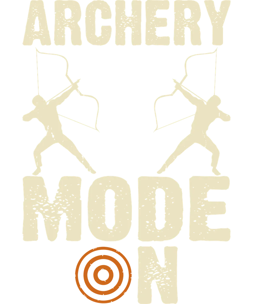 Archery Mode On — Cream Distressed
