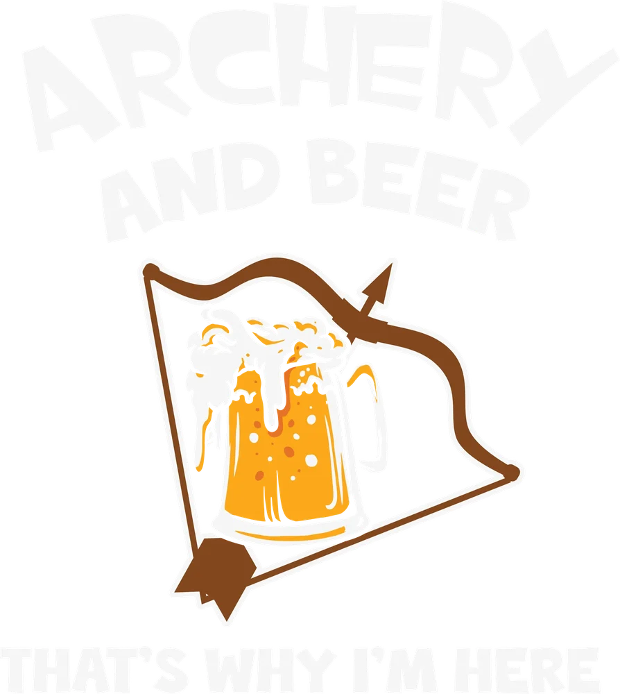 Archery And Beer Flag Design