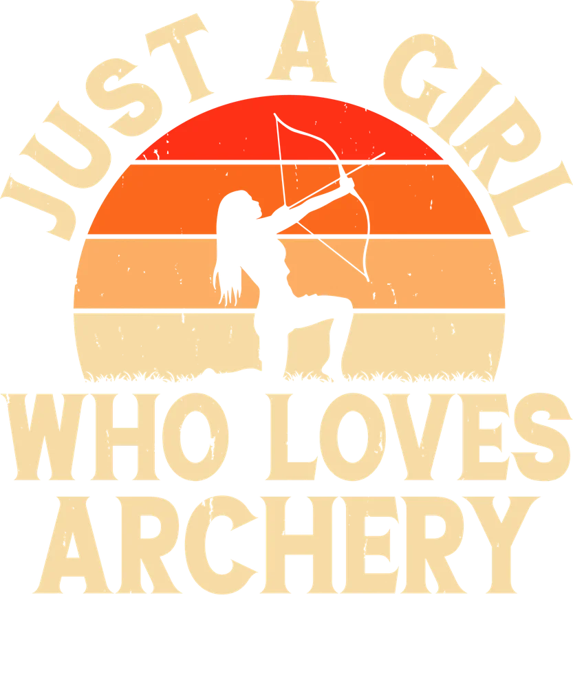Just A Girl Who Loves Archery — Cream Retro