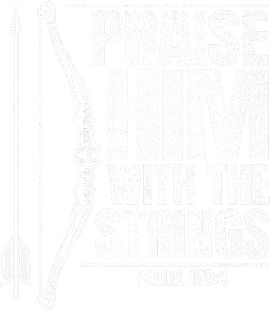 Praise Him Archery Christian Design