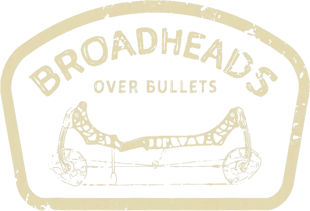 Broadheads Over Bullets Hunting Badge