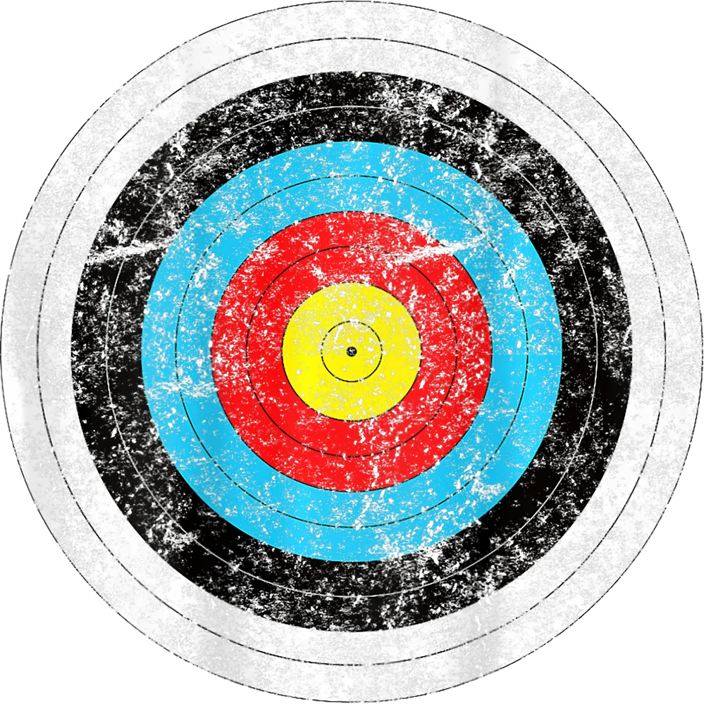 Distressed Archery Target