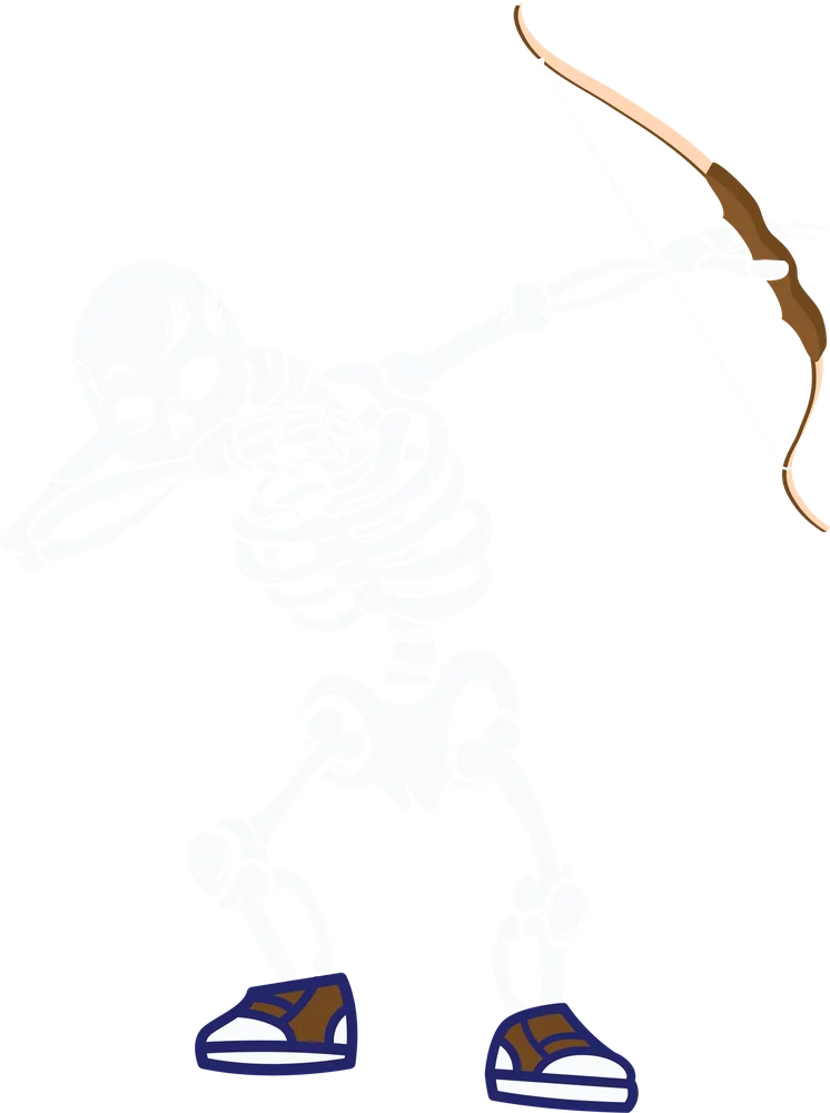 Dabbing Skeleton Archer
