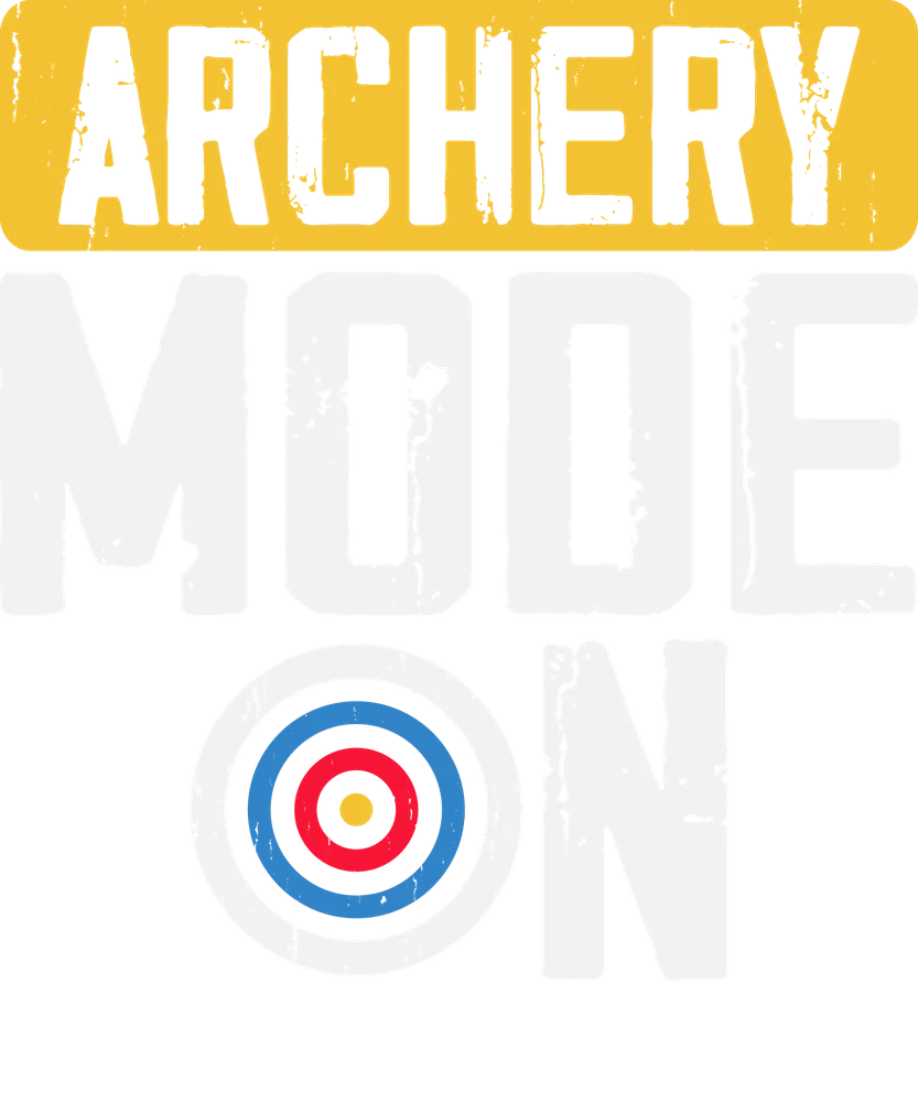 Archery Mode On — White Distressed