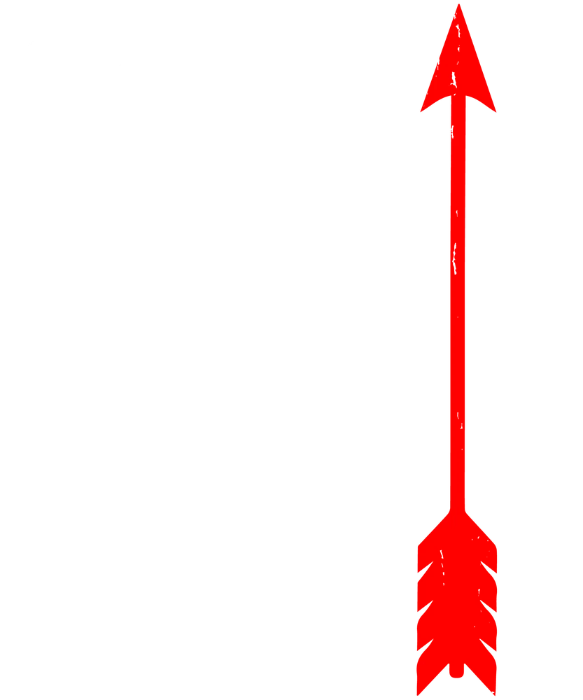 Distressed Patriotic Arrow Flag Design
