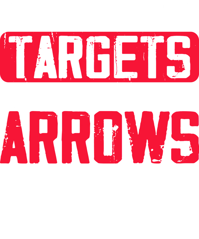 I Shoot Targets Distressed Archery Design