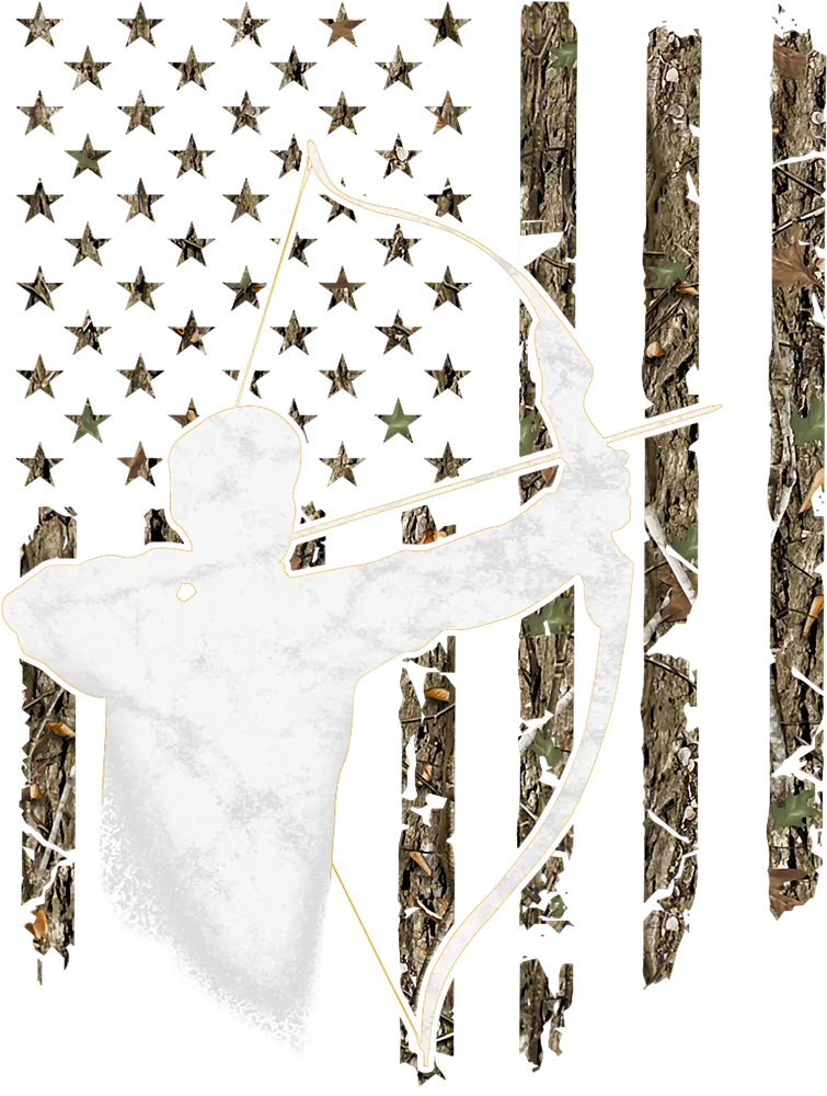 Archer Hunter Camo Flag