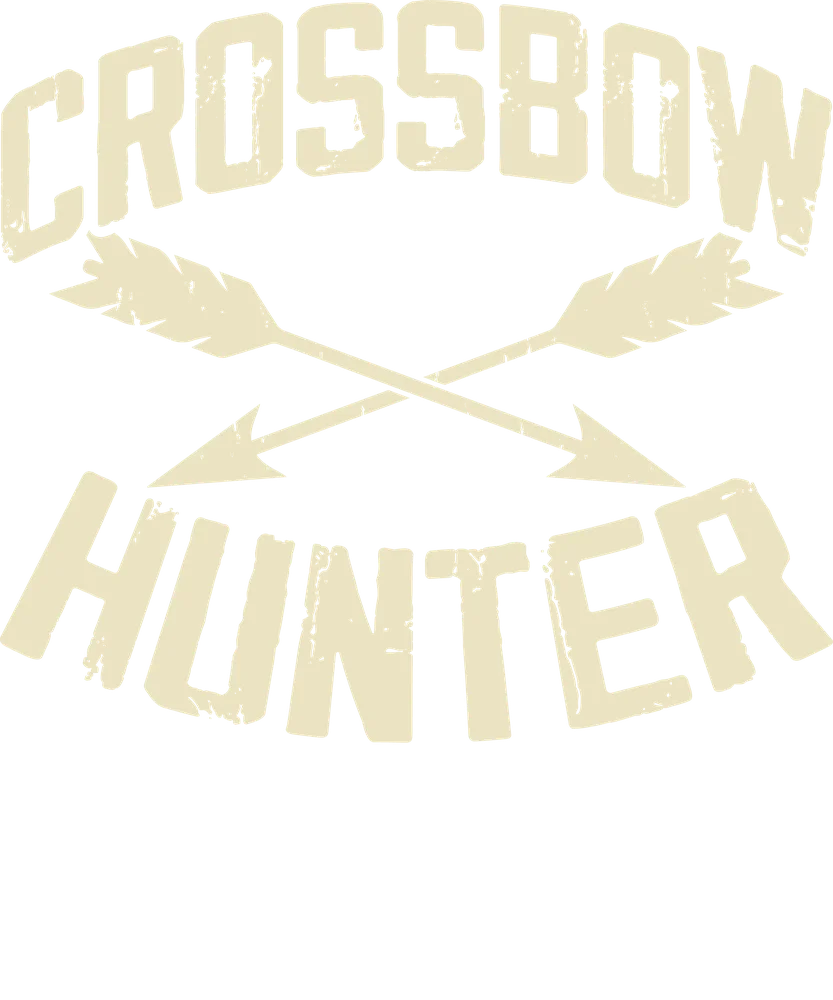 Crossbow Hunter Distressed Badge