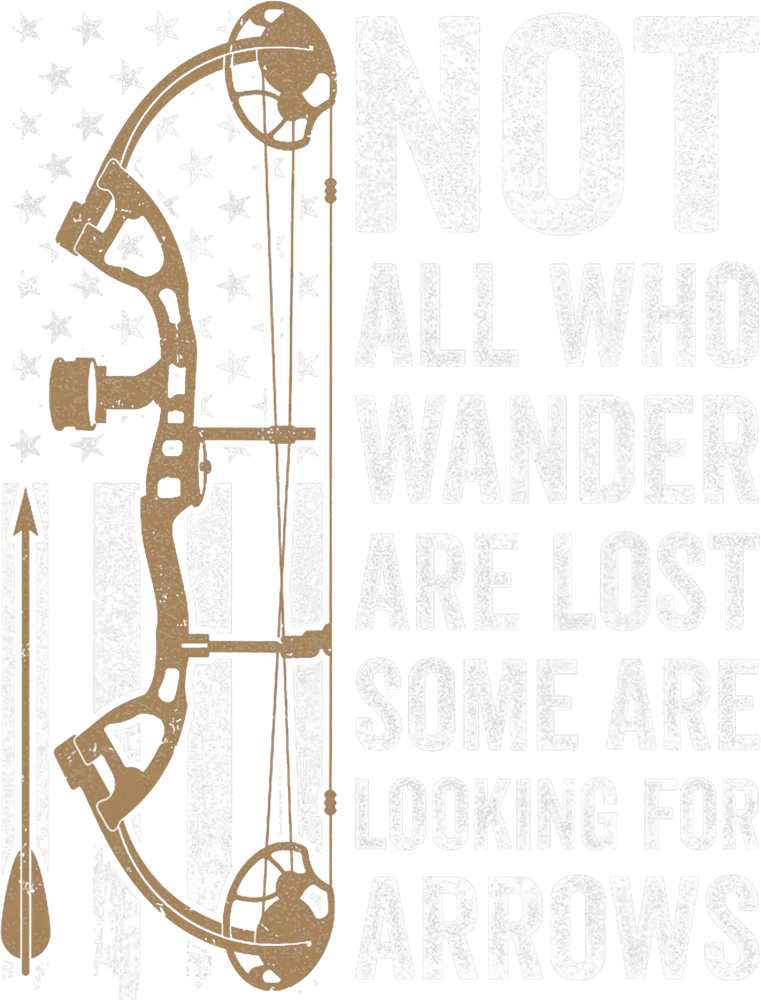Not All Who Wander Archery Design
