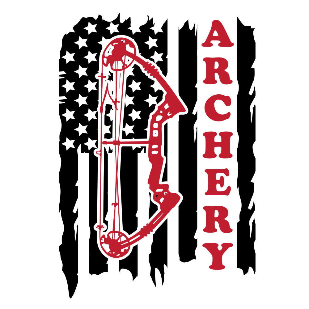 Patriotic Archer Flag Design