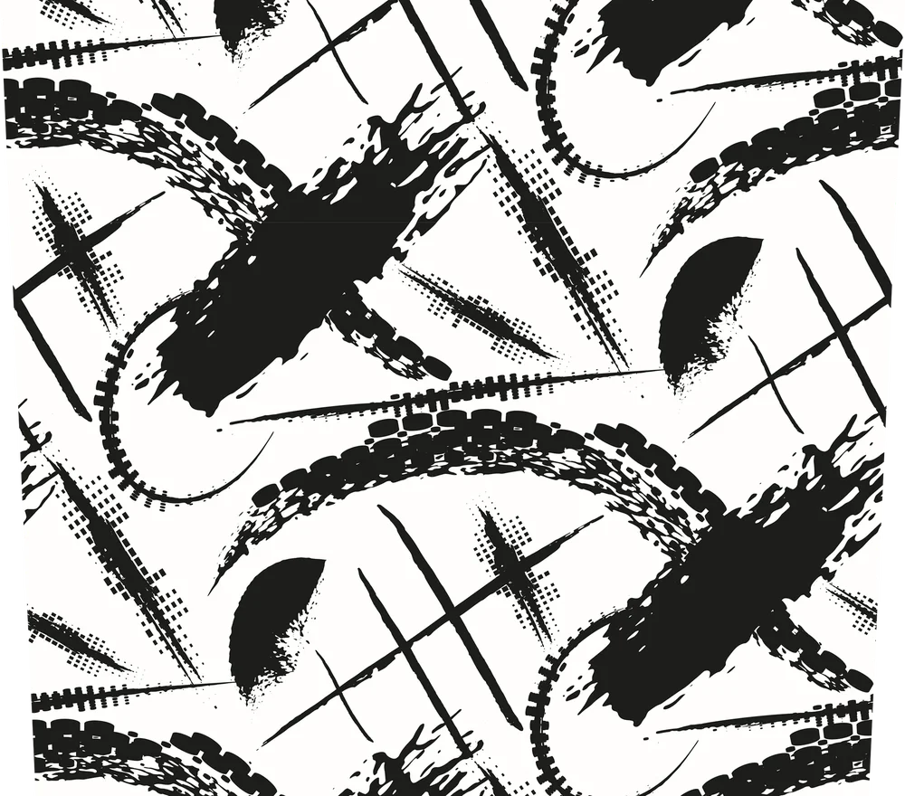 Abstract Grunge Lines Seamless Pattern
