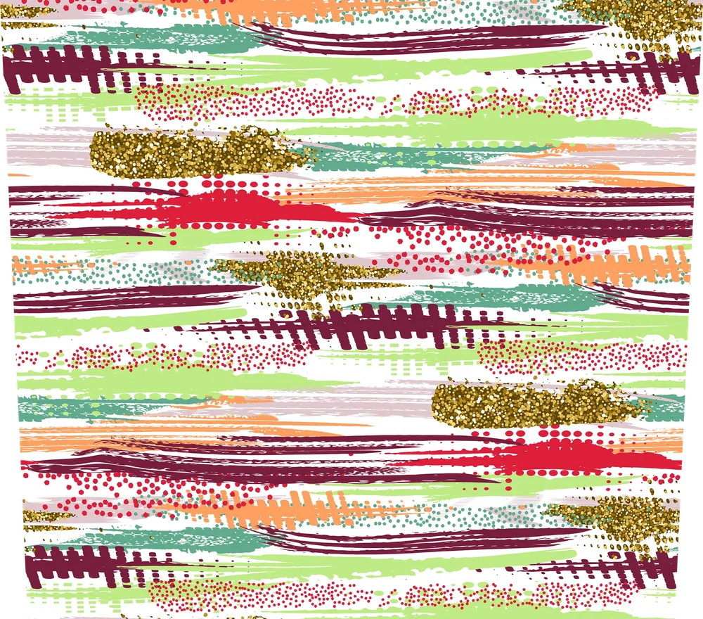 Colorful Brushstroke Seamless Pattern