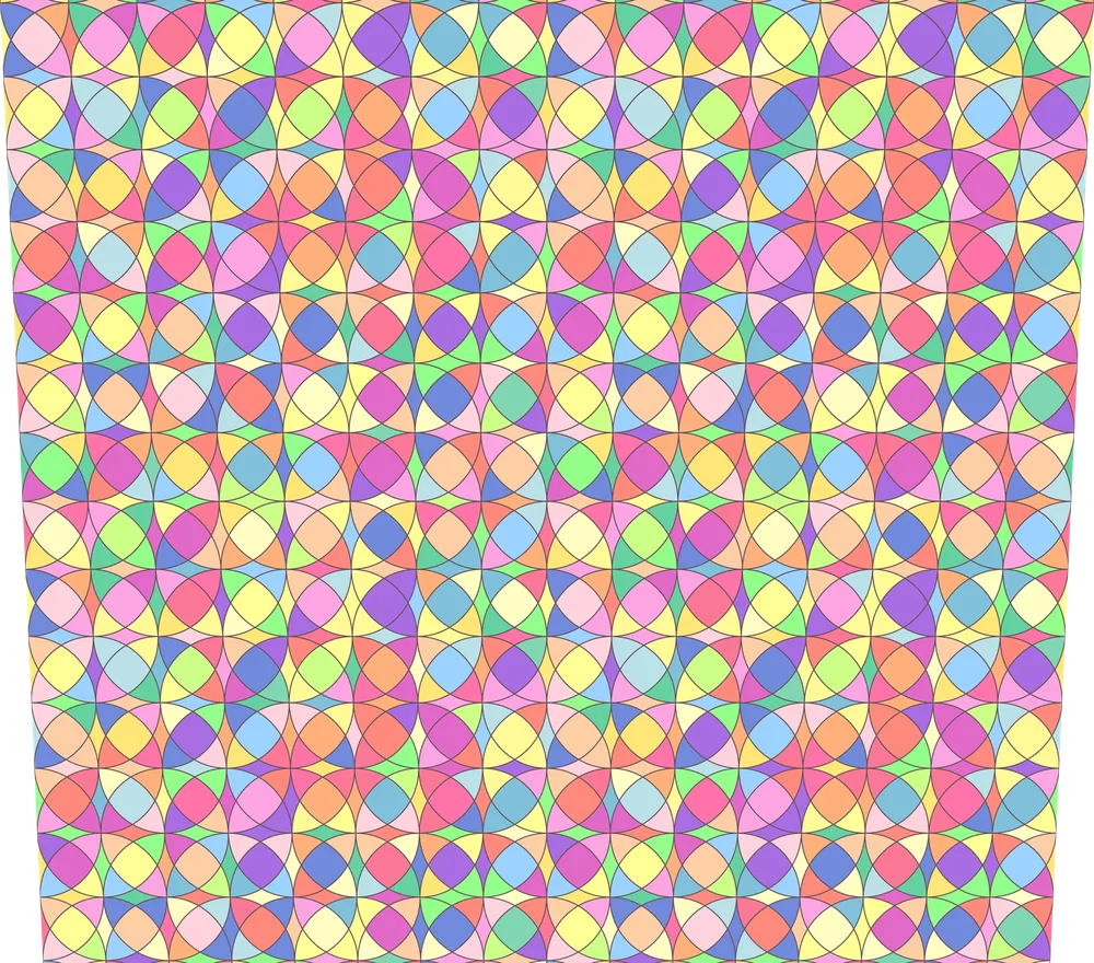 Colorful Geometric Mosaic Pattern