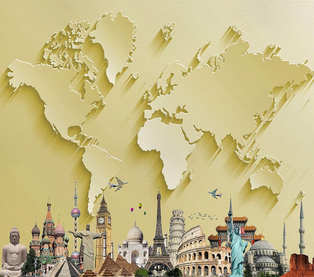 World Landmarks Map