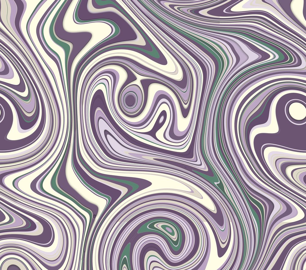 Purple Marble Swirl Abstract