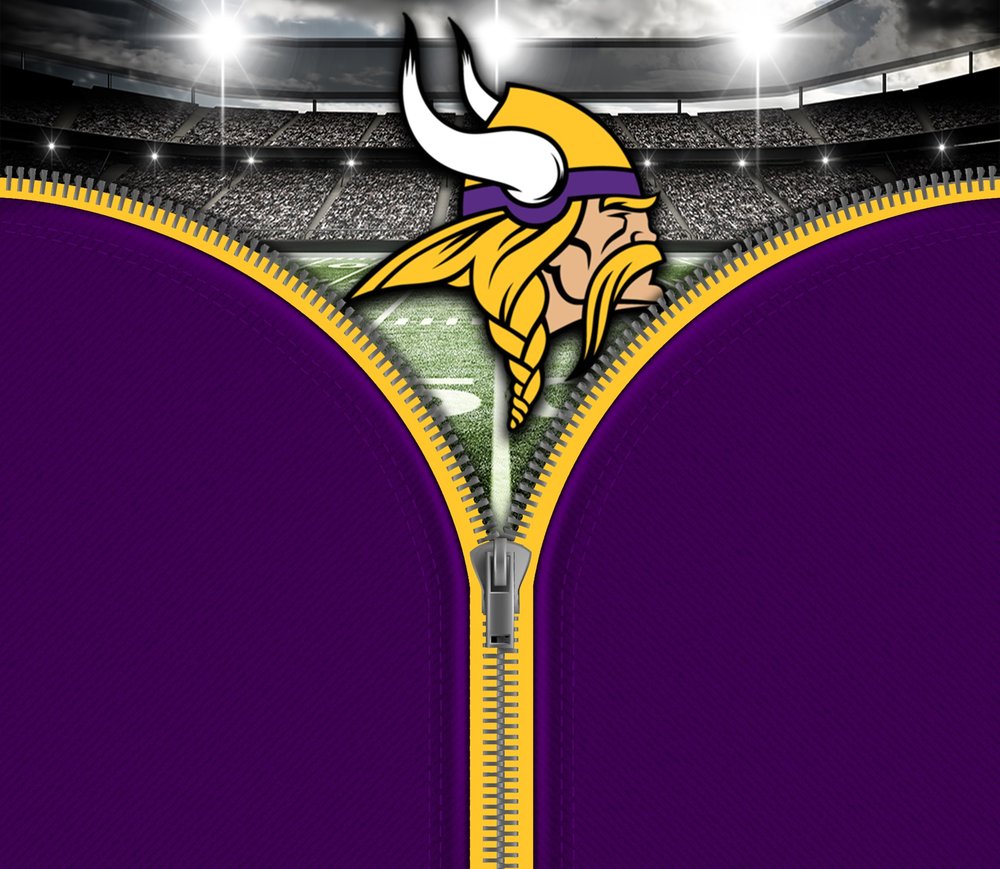 Minnesota Vikings Zipper Stadium
