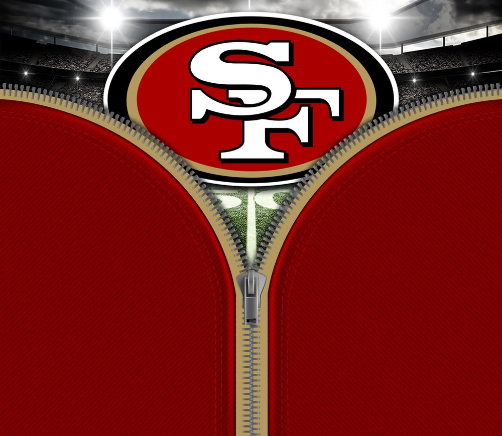 San Francisco 49ers Logo Zipper