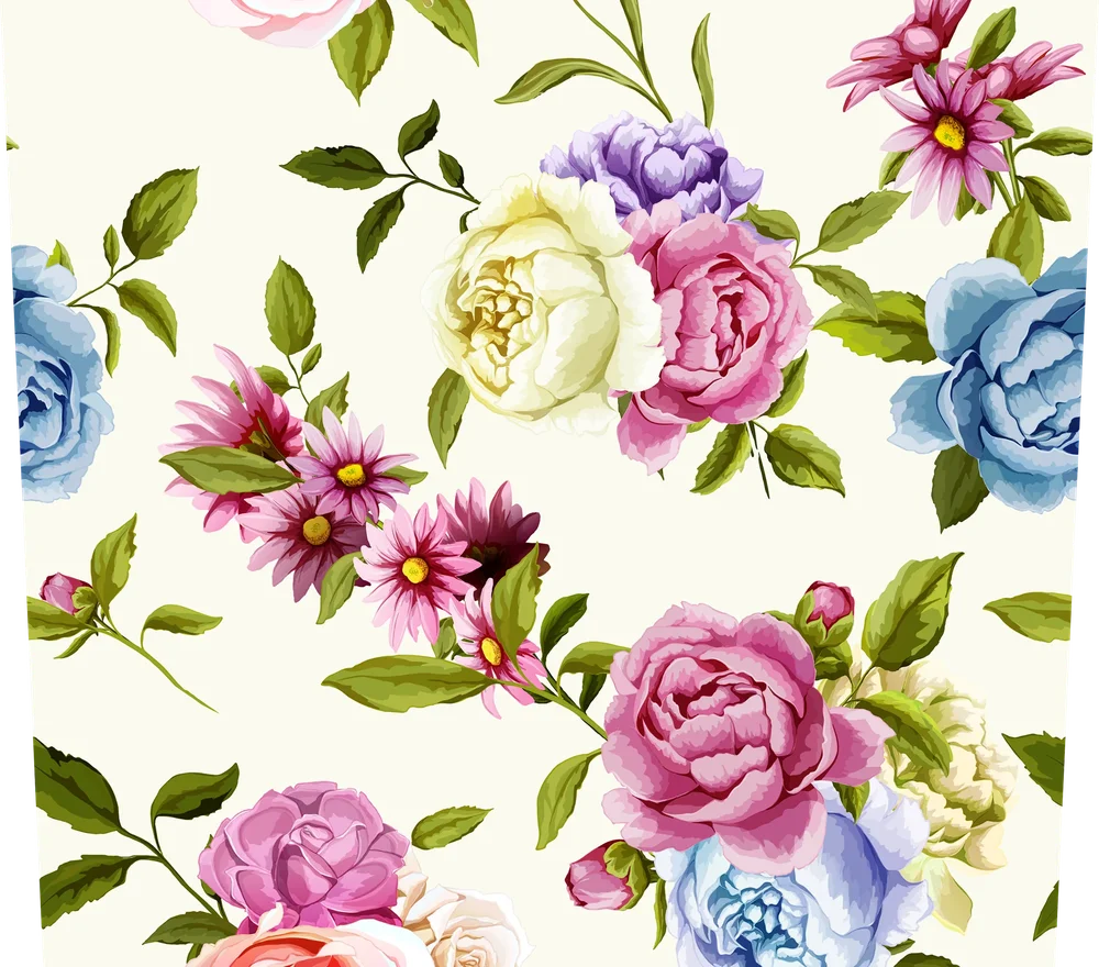 Watercolor Floral Bouquet Pattern