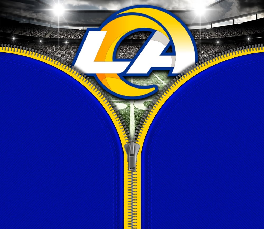 LA Rams Zipper Logo