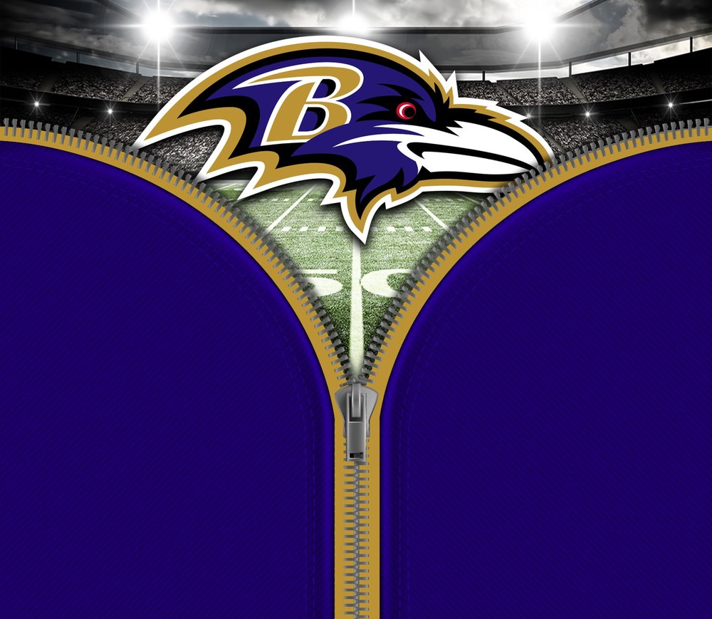 Baltimore Ravens Zipper Design