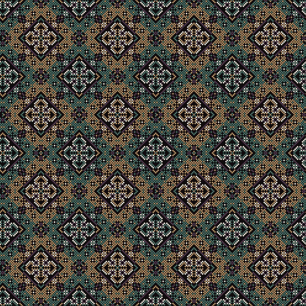 Ethnic Diamond Pattern