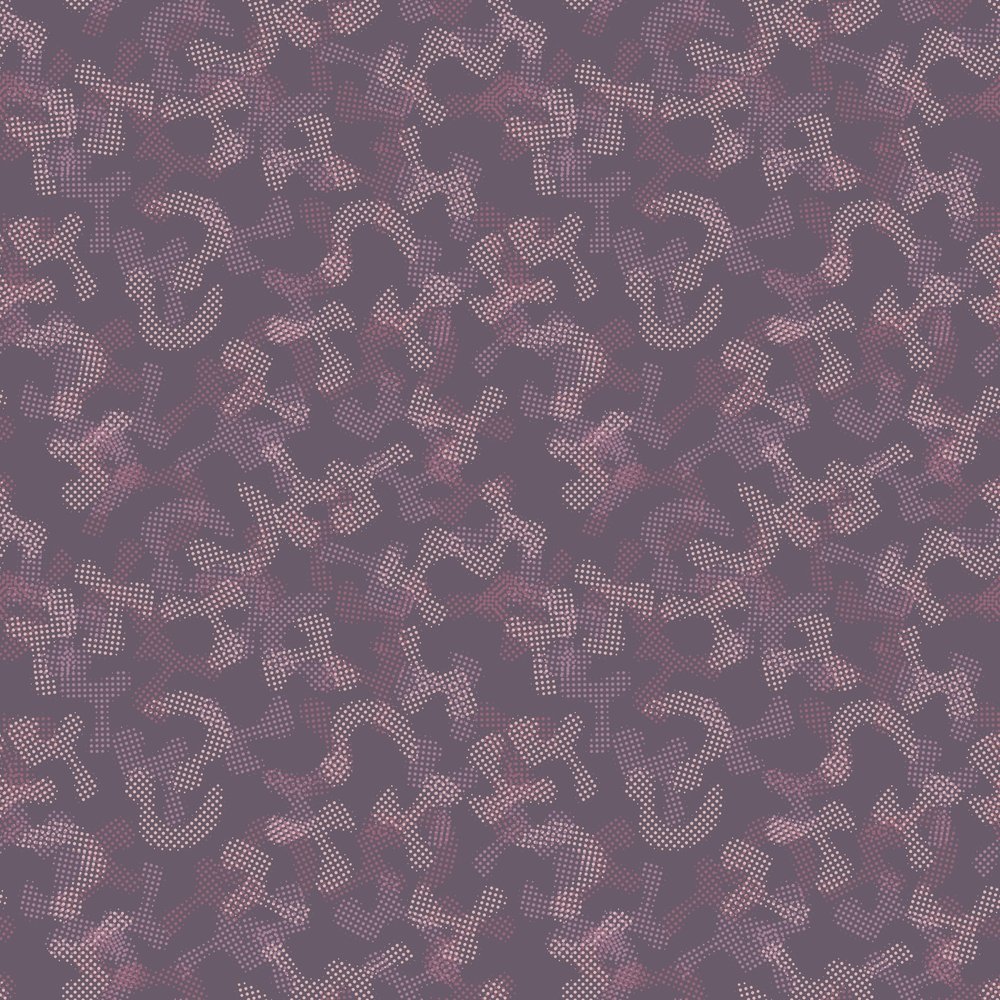 Purple Dotted Camouflage Pattern