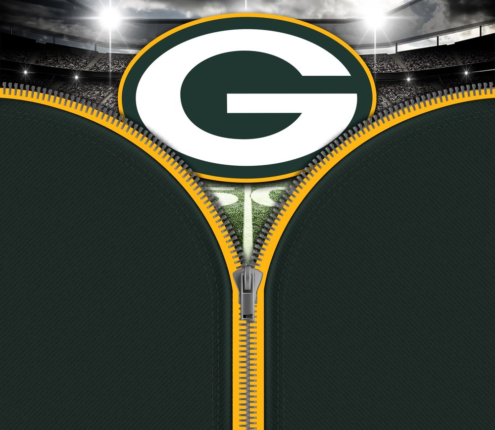 Green Bay Packers Logo Zipper