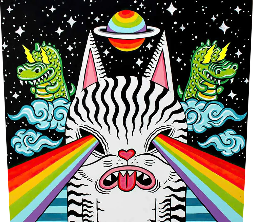 Rainbow Laser Dragon Unicorn