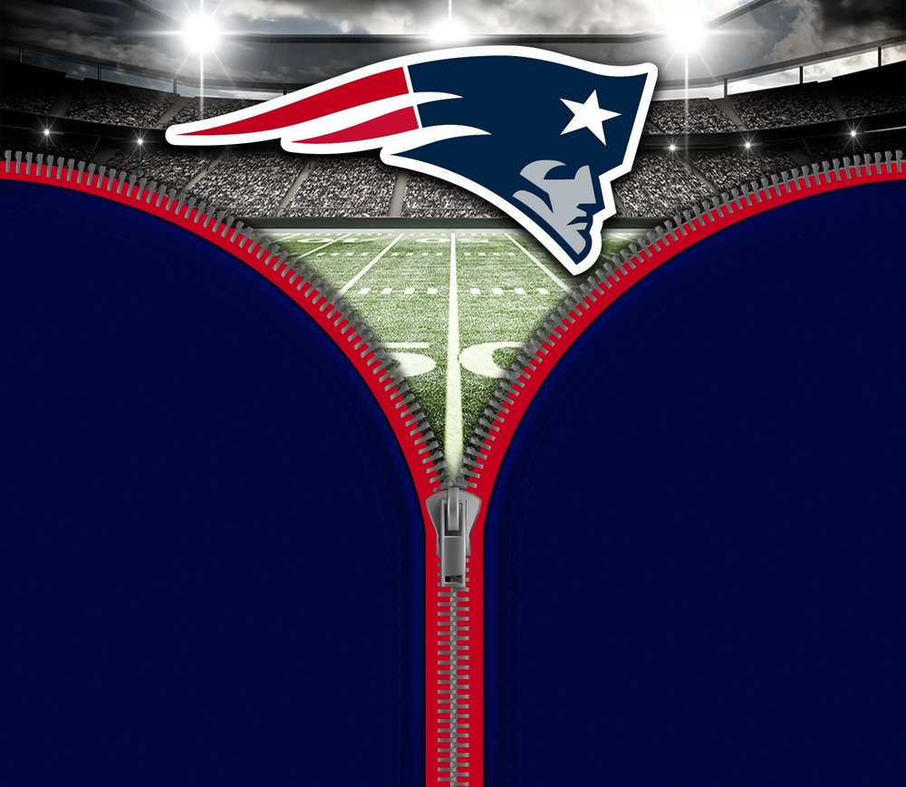 New England Patriots Zipper — Black Photo