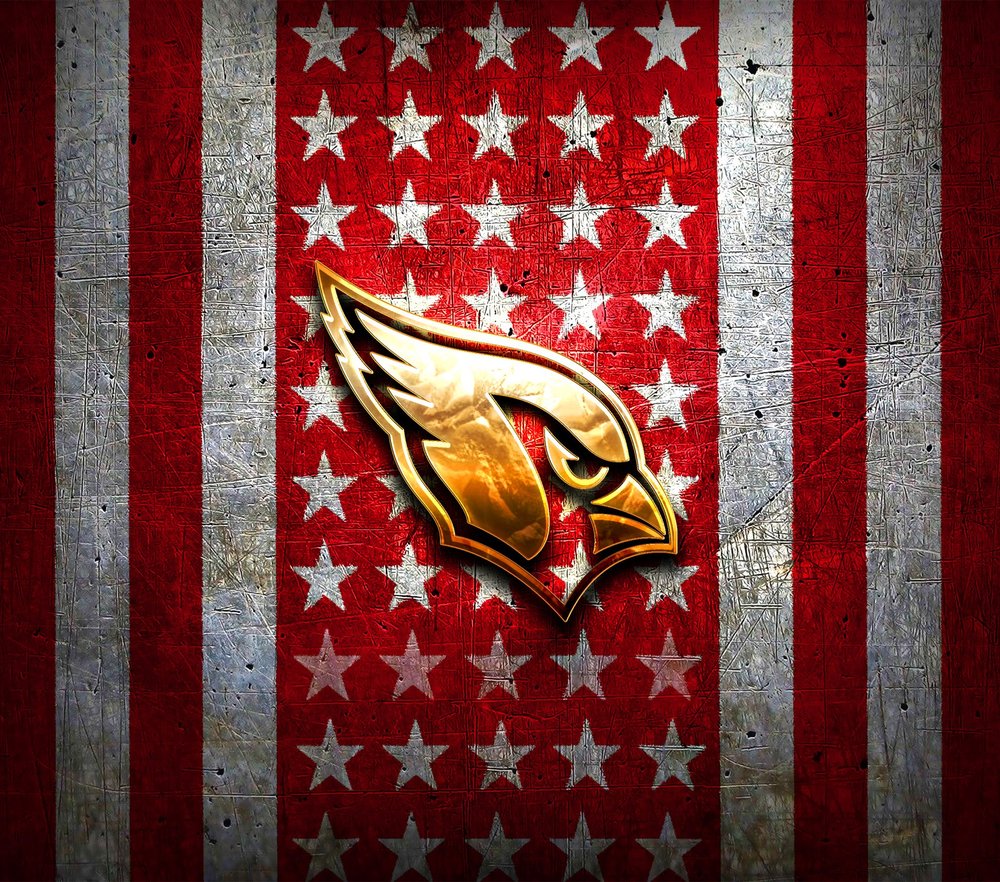 Arizona Cardinals Patriotic Flag