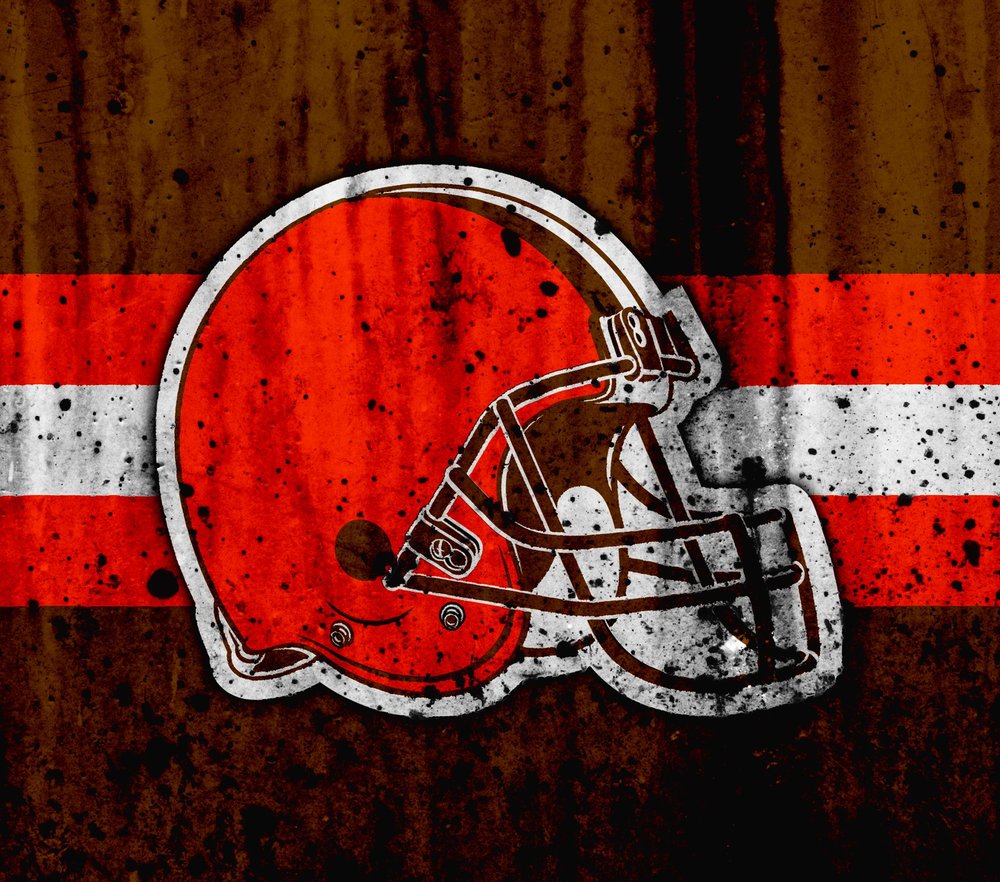 Cleveland Browns Distressed Helmet