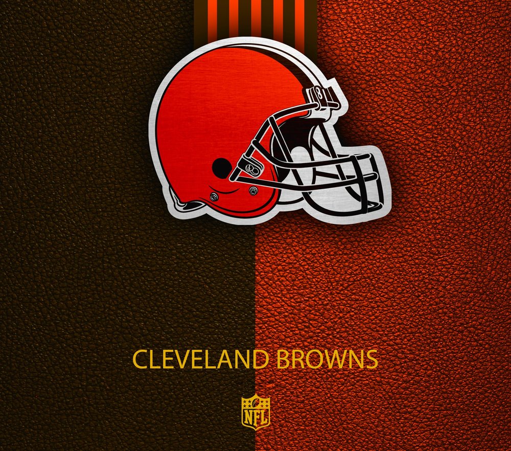 Cleveland Browns Helmet Logo — Black Logo