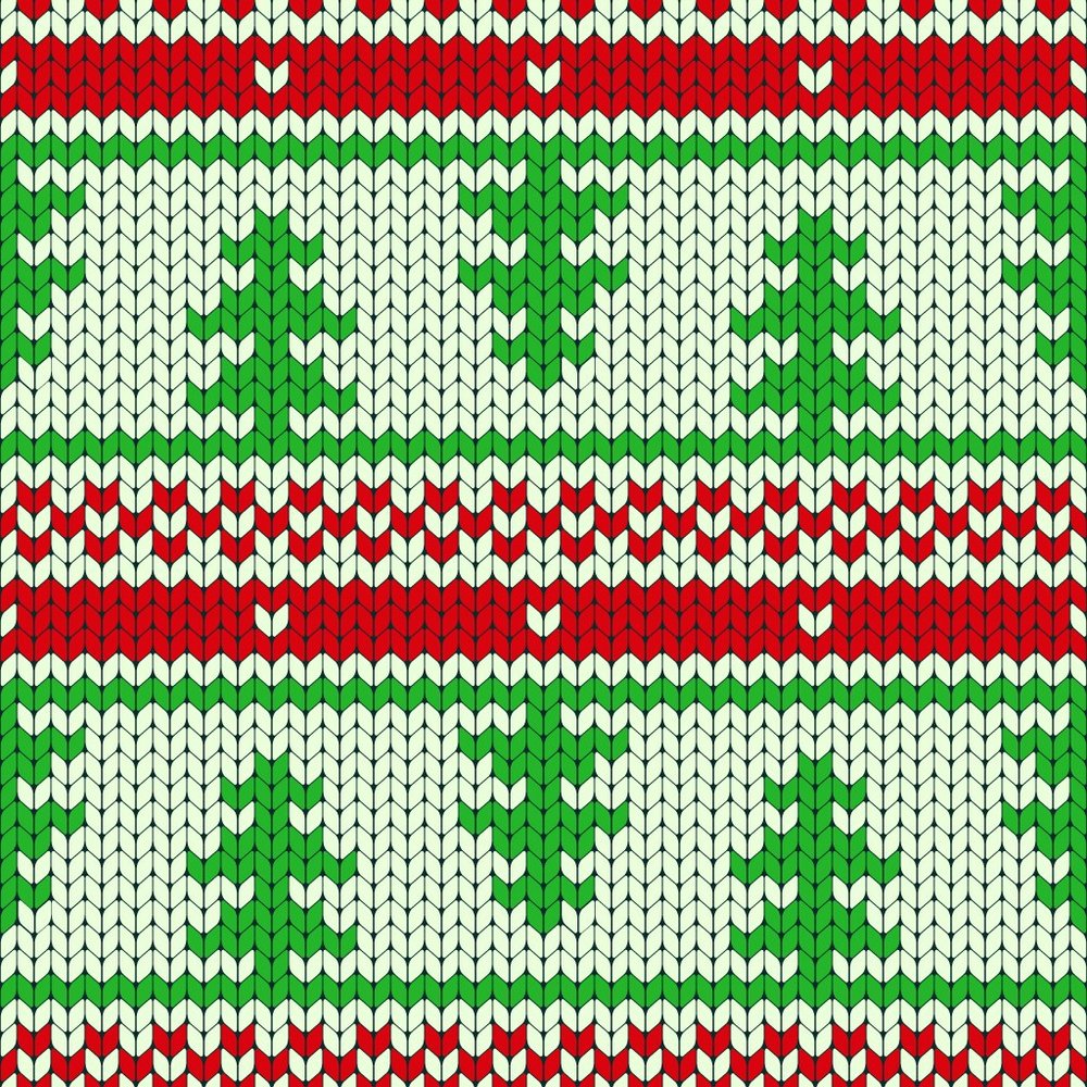Christmas Knit Pattern Seamless