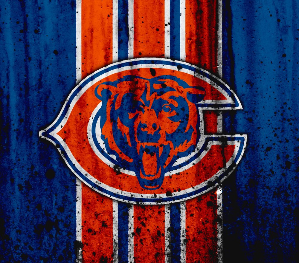 Chicago Bears Distressed Logo — Navy Distressed