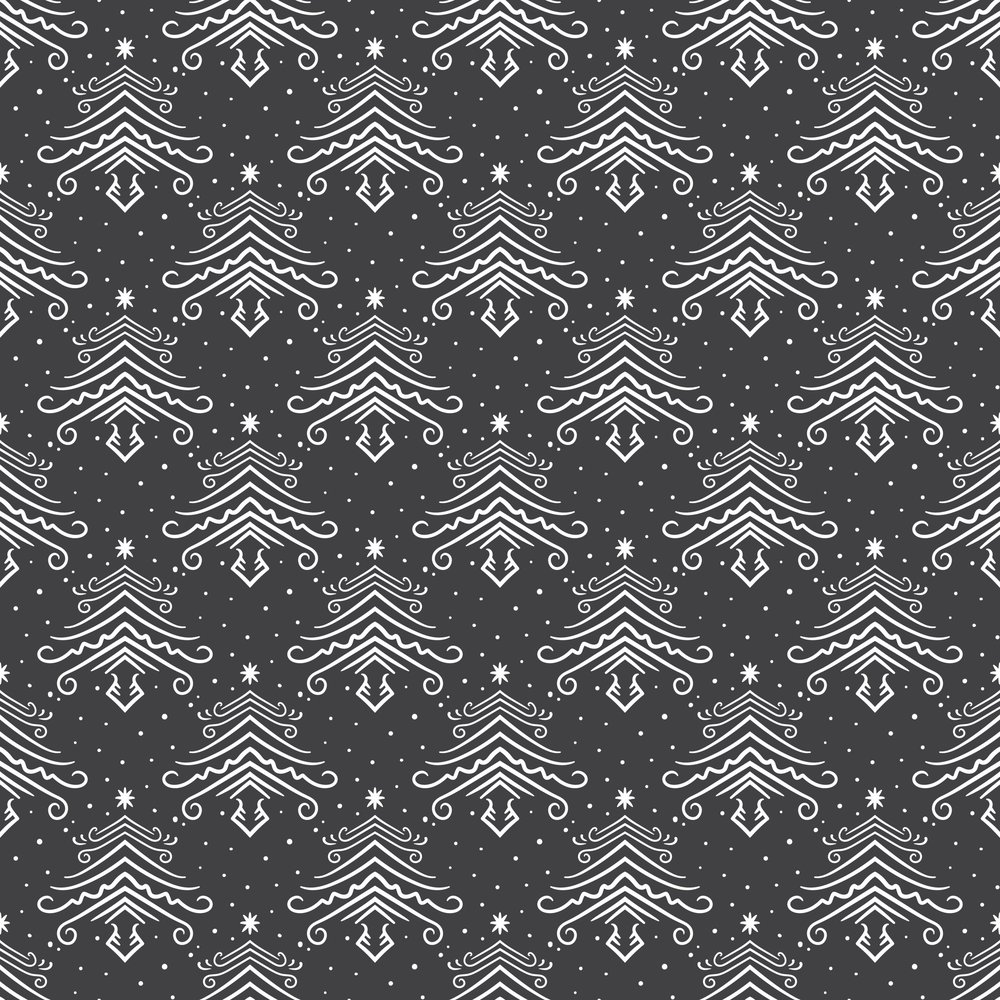 Holiday Ornamental Tree Pattern