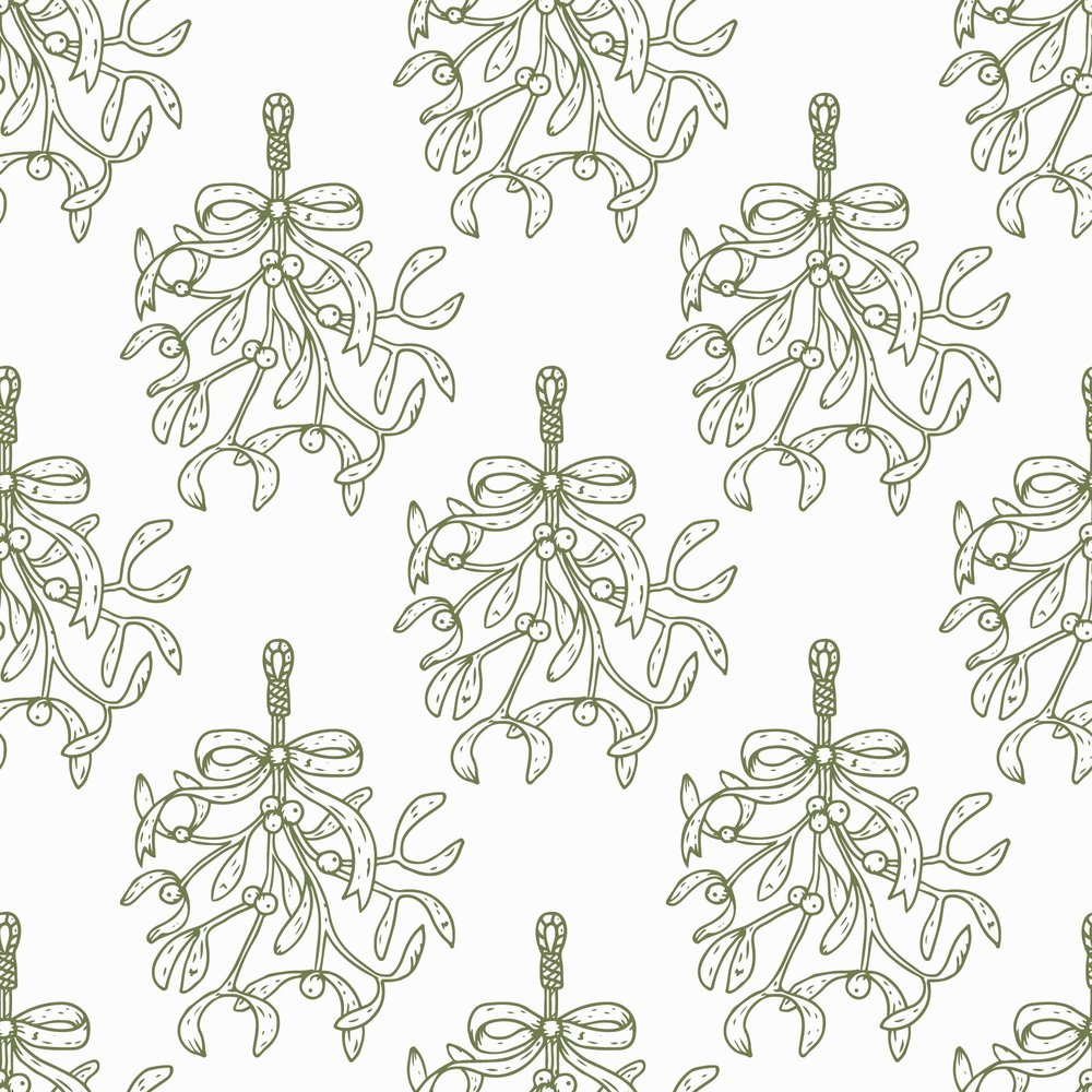 Mistletoe Holiday Pattern