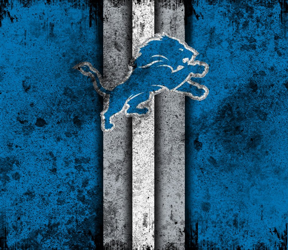 Detroit Lions Grunge Logo