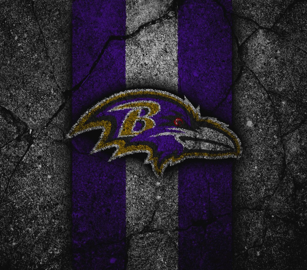 Baltimore Ravens Distressed Logo