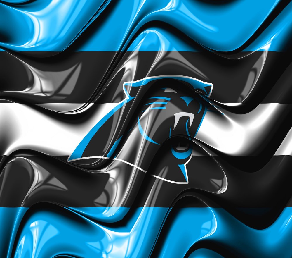 Carolina Panthers Panther Head Logo — 3D