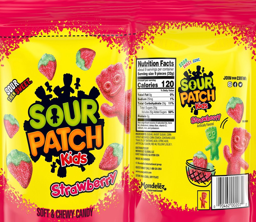 Sour Patch Kids Strawberry Bag