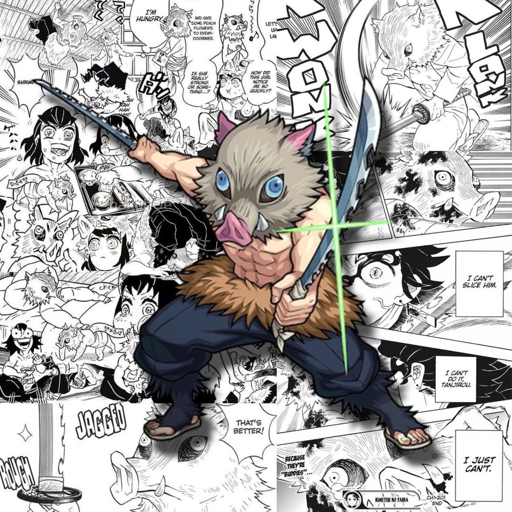 Inosuke Hashibira Demon Slayer Manga