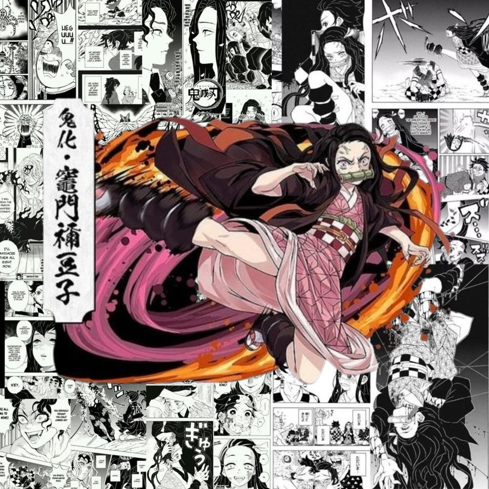 Nezuko Demon Slayer Collage