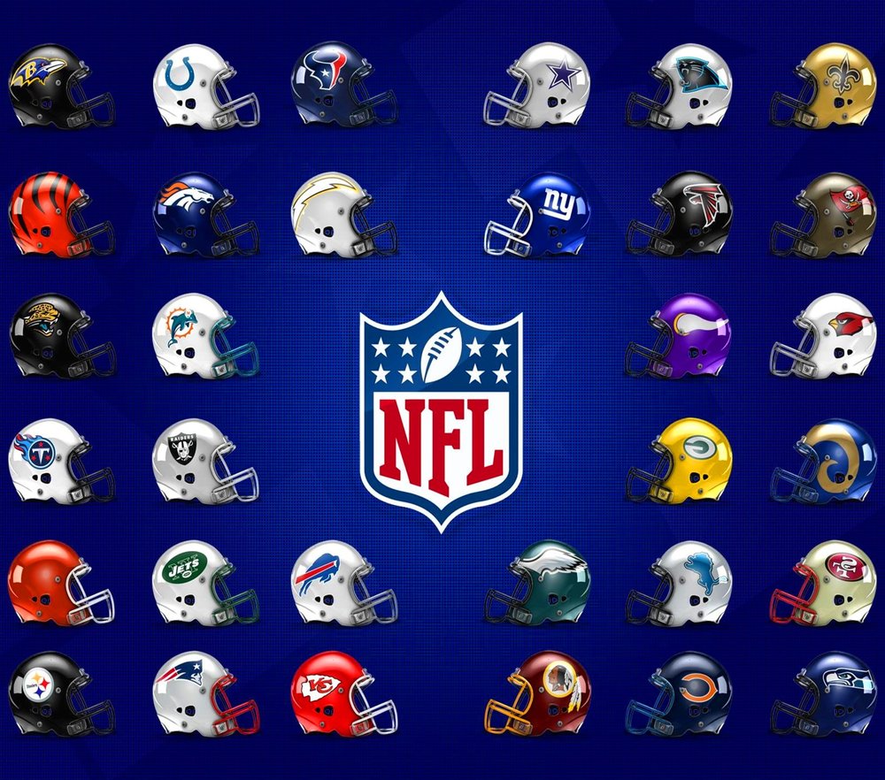 NFL Team Helmets Collection