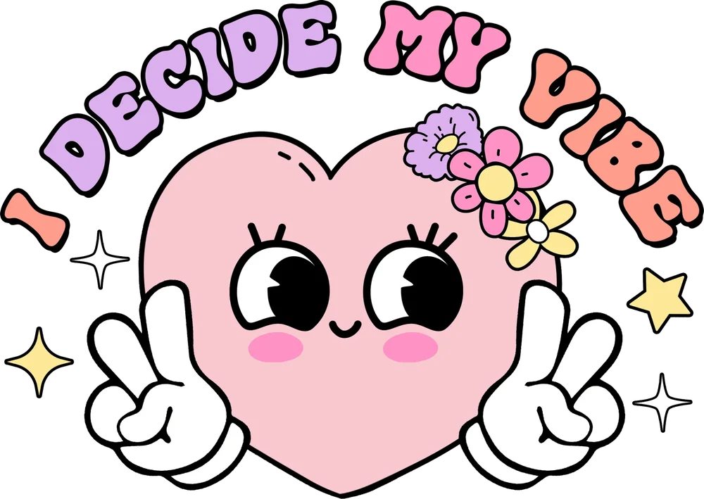 Groovy Heart Peace Hands