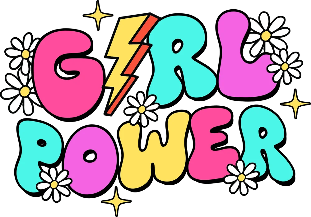 Girl Power Retro Groovy