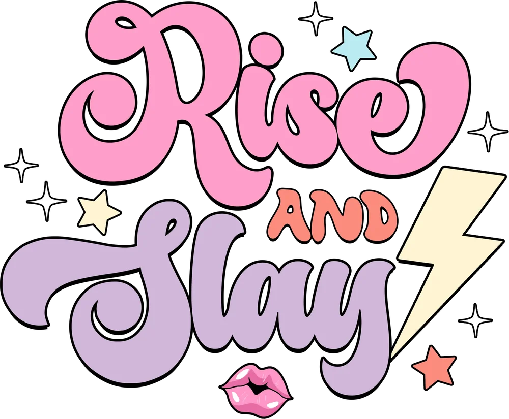Rise And Slay Retro Typography