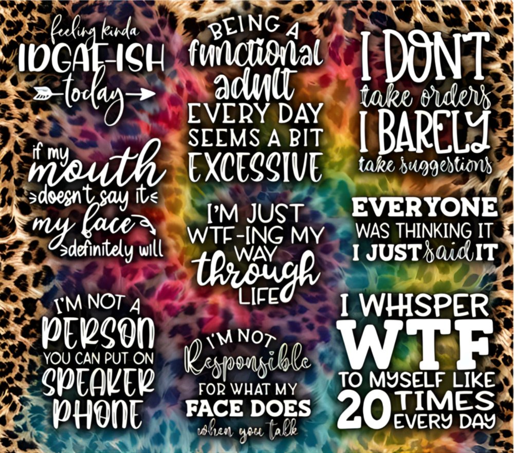 Sarcastic Humorous Quote Bundle