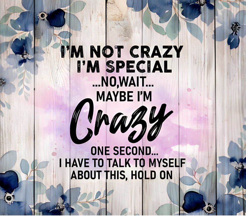 I'm Not Crazy Maybe I'm Crazy