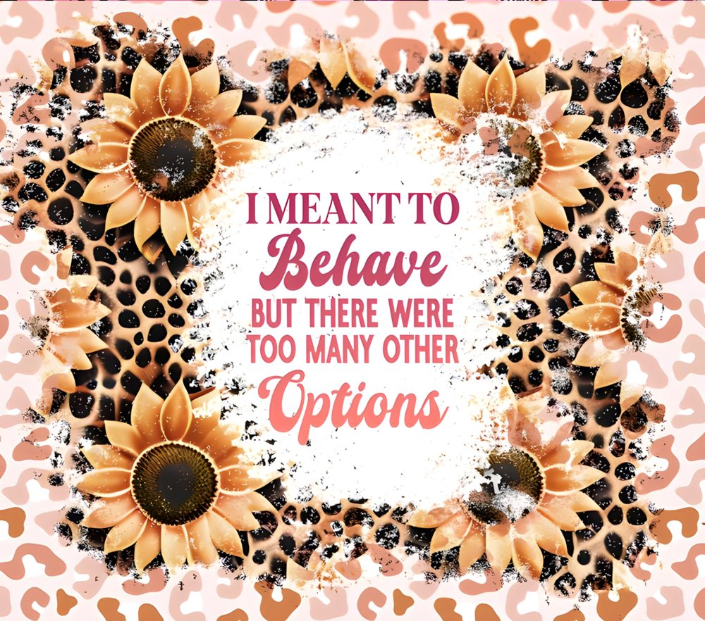Sunflower Leopard Motivational Quote